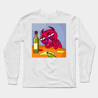 The Red Devil is a drunkard Long Sleeve T-Shirt